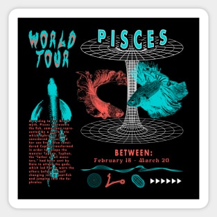 Pisces Zodiac Sticker